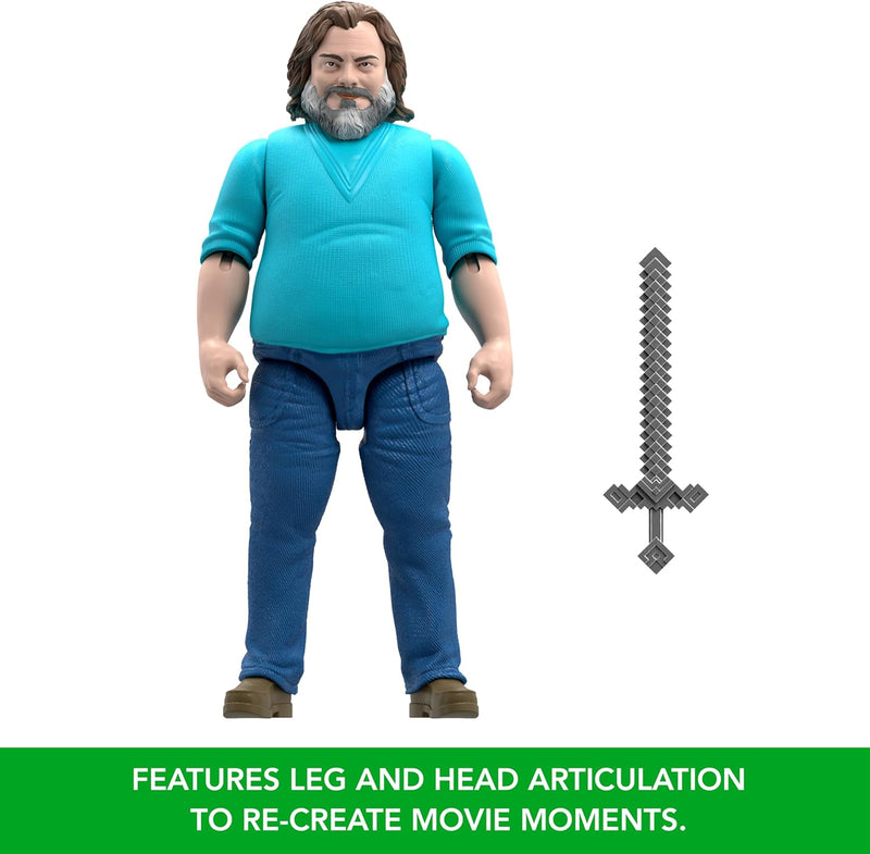 Minecraft Movie Large Scale Steve Action Figure - Image 3