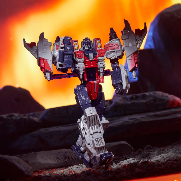 Transformers Generations Legacy United Voyager Class Cybertron Universe Starscream Action Figure