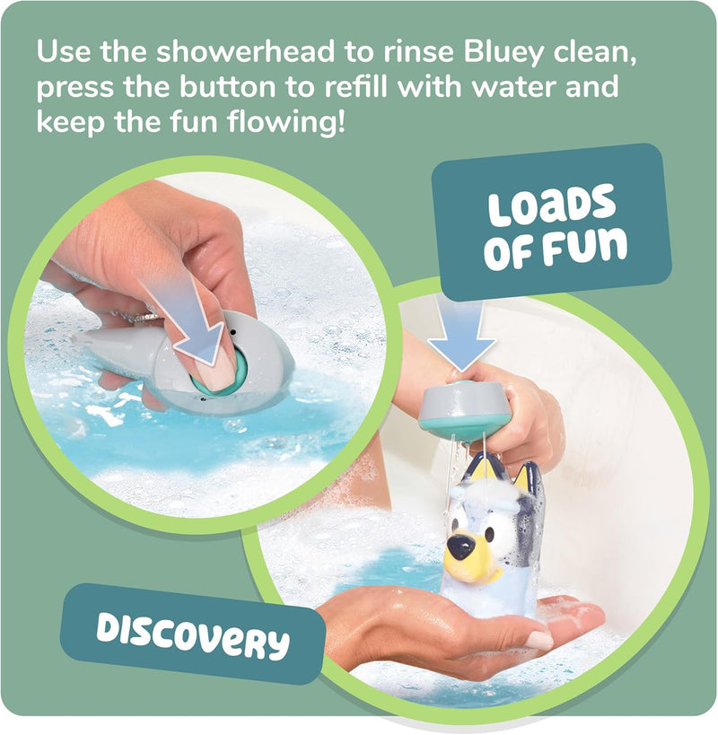Tomy Toomies Shower & Scrub Bluey Bath Toy - Image 4