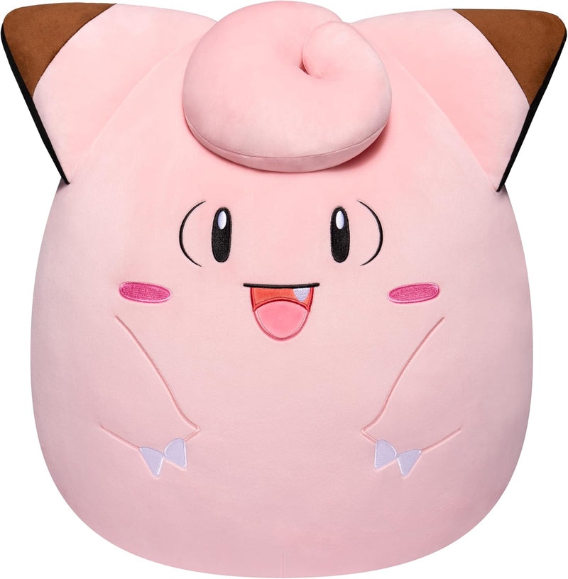 Squishmallows Original Pokémon 14-Inch Clefairy Plush, alternate view