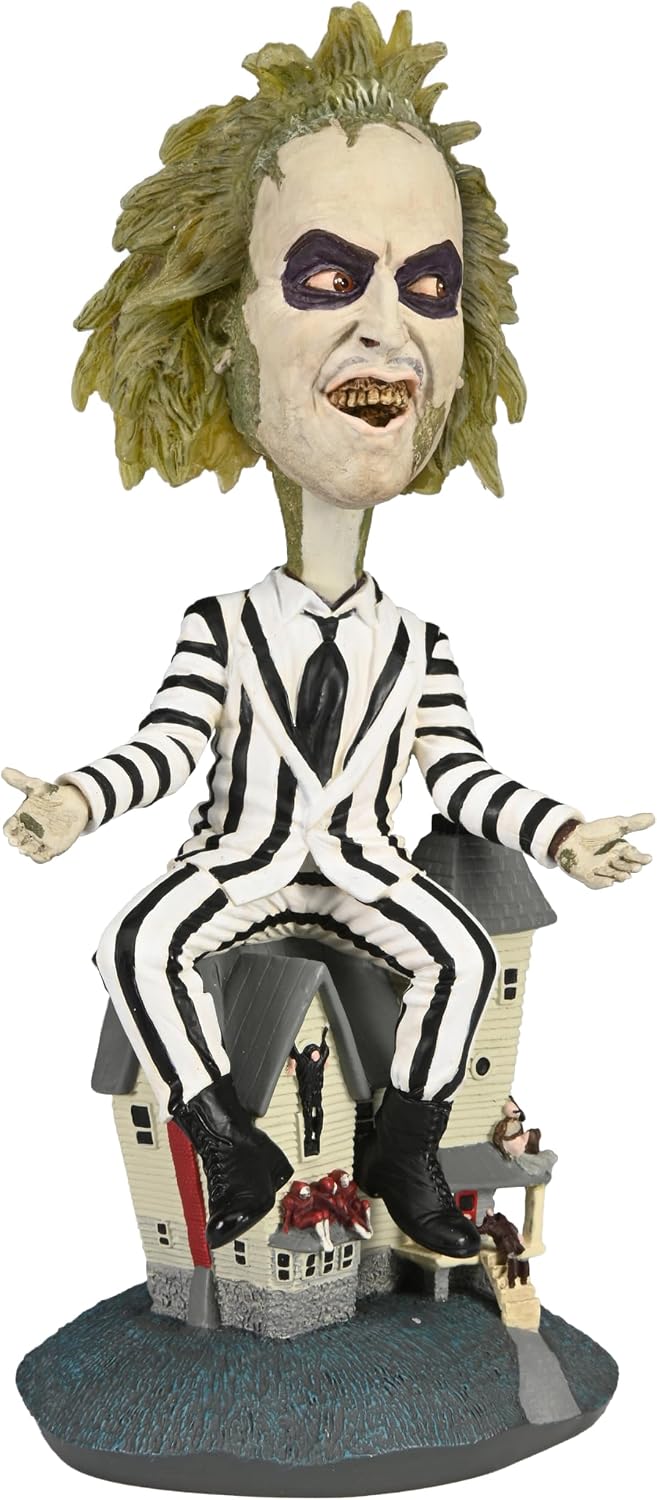 Beetlejuice (1988) Striped Suit Beetlejuice Head Knocker packaging view