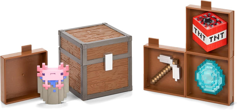 The Noble Collection Minecraft Inventory Chest, side angle