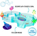 Zhu Zhu Aquarium Figure of 8 Starter Playset, rear view