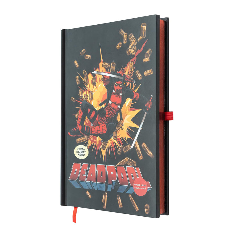 Marvel Deadpool A5 Premium Notebook with Light