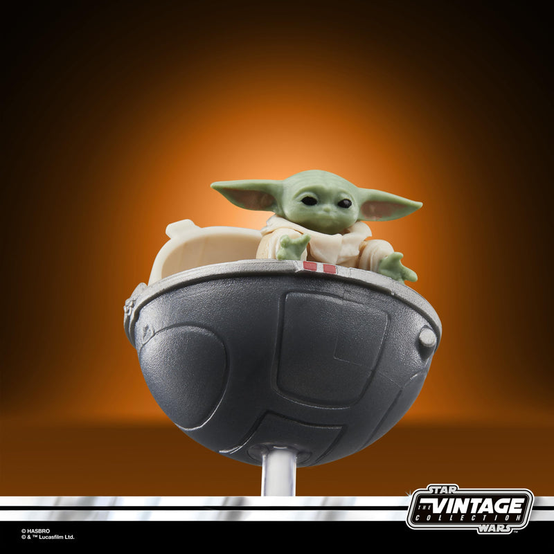 Star Wars Grogu Vintage Collection Collectible Figure, rear view