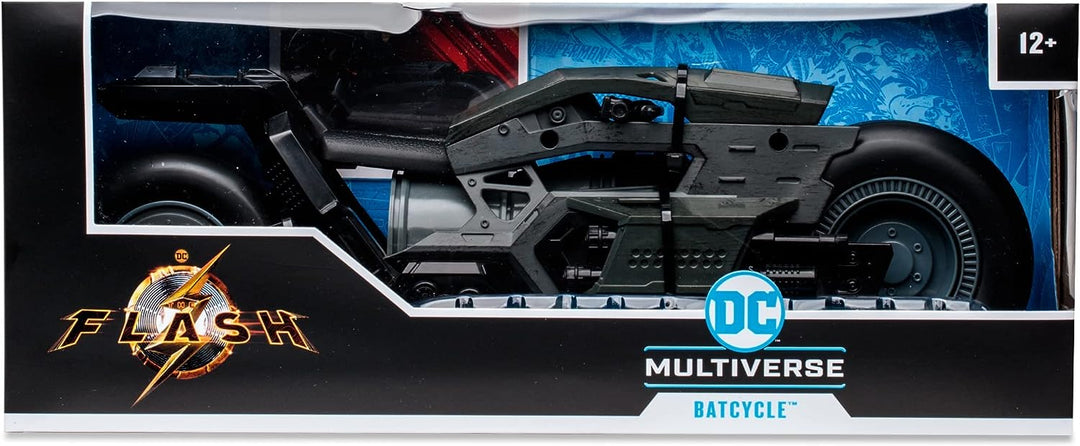 DC McFarlane Toys The Flash Movie Batcycle Vehicle