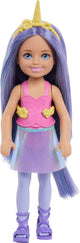 Barbie Chelsea Fantasy Unicorn Doll with Purple Hair
