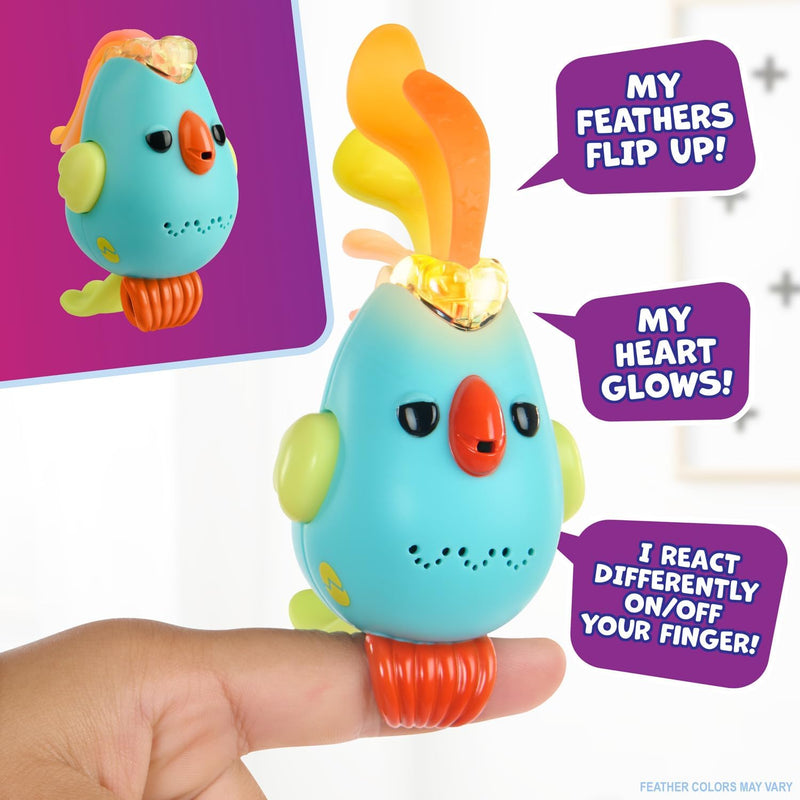 Fingerlings Sweet Tweets Interactive Bird: Lionel, alternate view