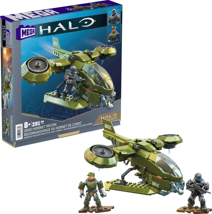 MEGA Halo UNSC Hornet Recon Aircraft Vehicles Building Set