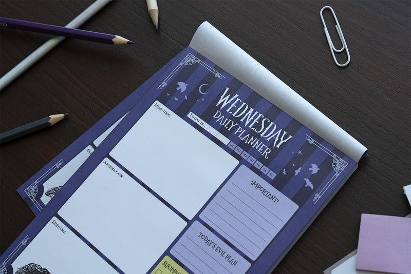 Wednesday A5 Daily Planner packaging view