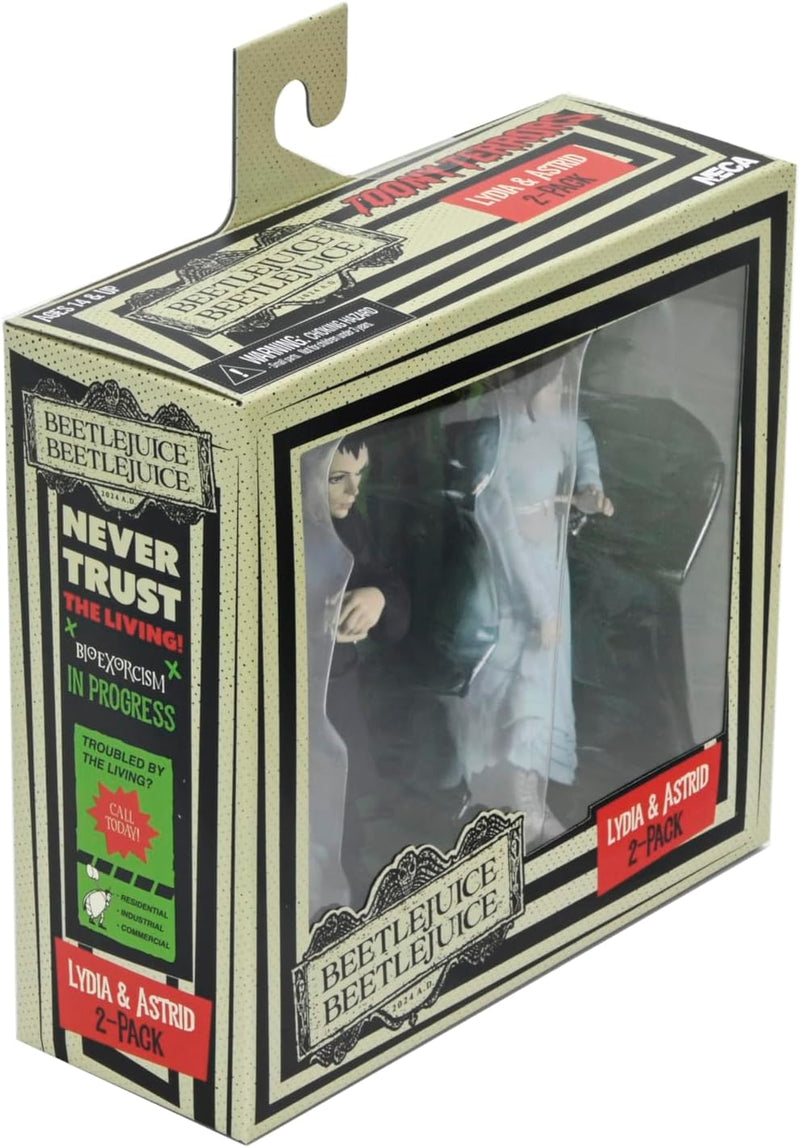 Beetlejuice Beetlejuice Toony Terrors Lydia And Astrid 6" Scale Action Figure 2-Pack (view 4)