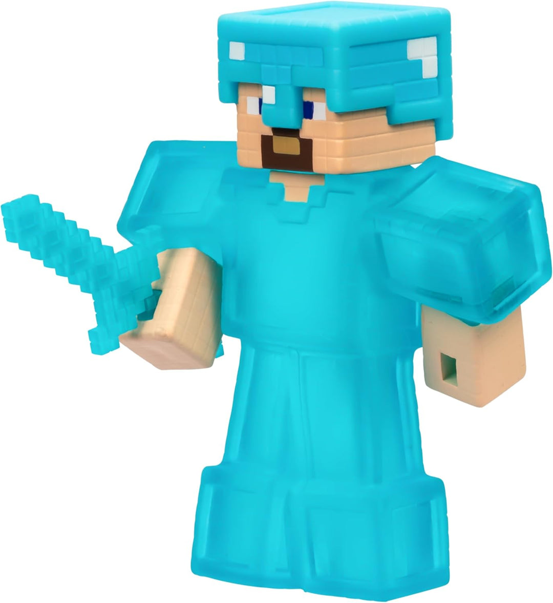 Heroes of Goo Jit Zu Minecraft Steve With Diamond Armor & Sword