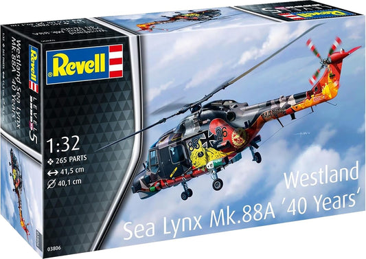 REVELL Westland Sea Lynx Mk.88A (40 Years Special Edition 1:32 Model Kit