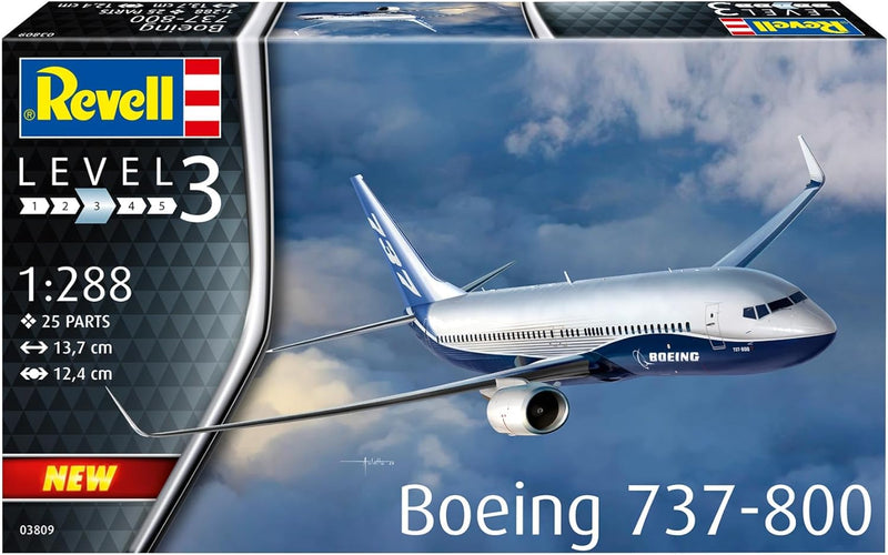 REVELL 03809 Boeing 737 800 1:288 Scale Model Plane - Image 2