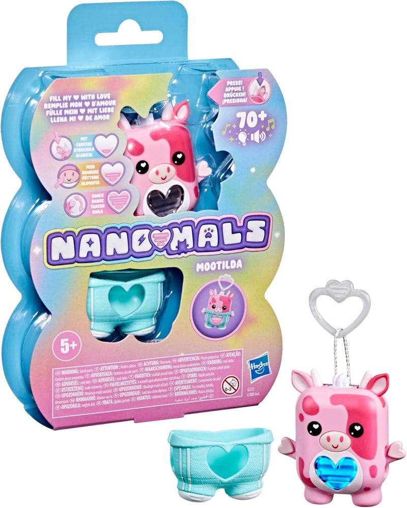 Nano-Mals Mootilda the Pink Cow Electronic Fidget Pet