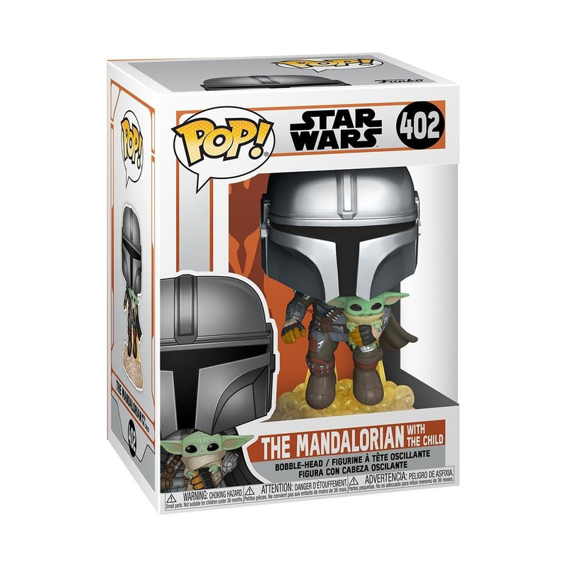 Mandalorian Mando Flying with Jet Pack POP! Vinyl Figure, alternate view