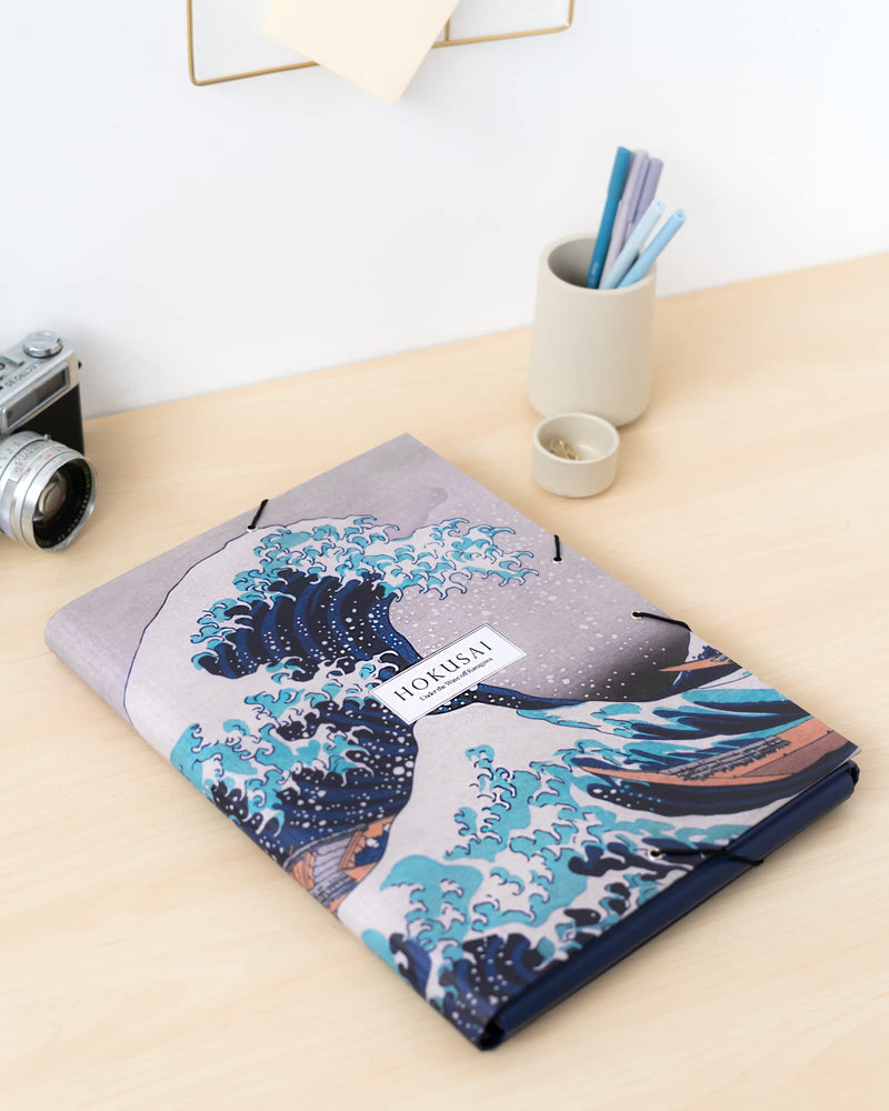The Great Wave of Kanagawa Hokusai File Folder side angle