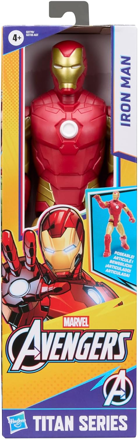 Marvel Avengers Titan Series Iron Man Action Figure - Image 6