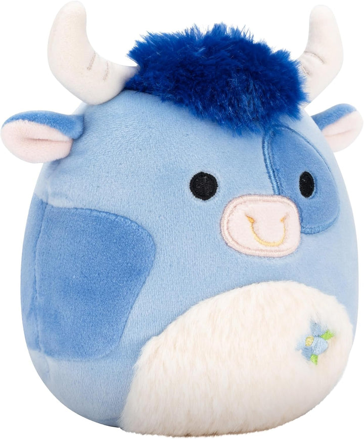 Squishmallows Bermayeh the Blue Bull Easter 7.5" Plush