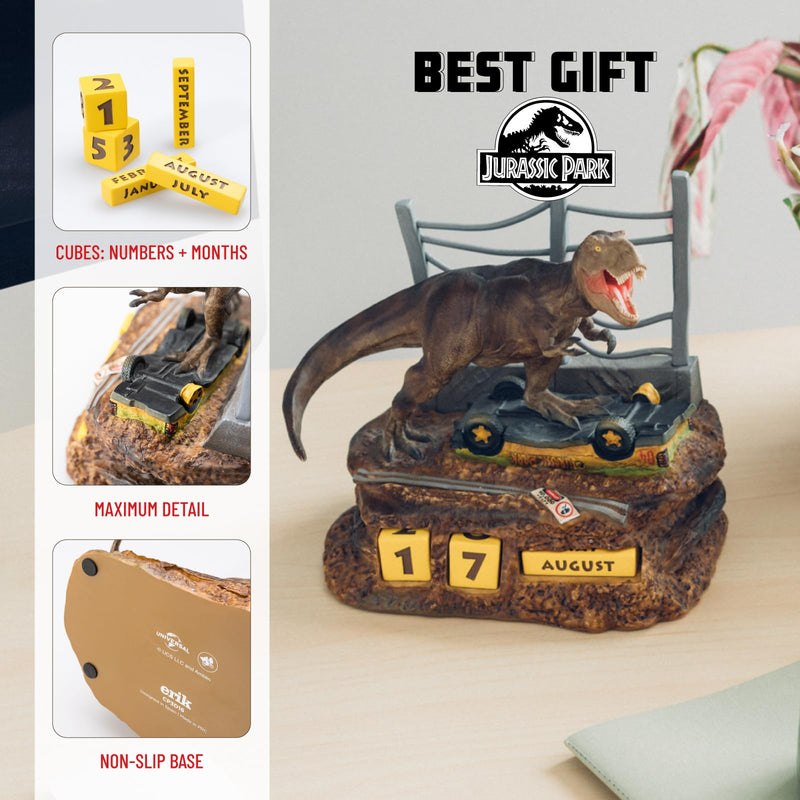 Jurassic Park 3D Perpetual Calendar view 4