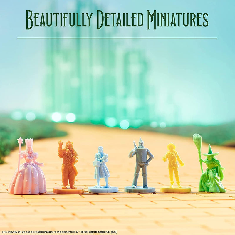 The Wizard of Oz Adventure Book - Family Strategy Board Game, rear view