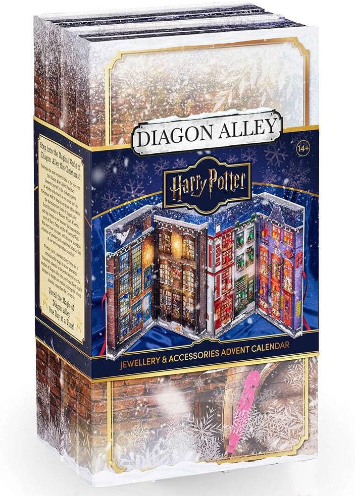 Harry Potter Diagon Alley Advent Calendar Contains 24 Jewellery and Gifts