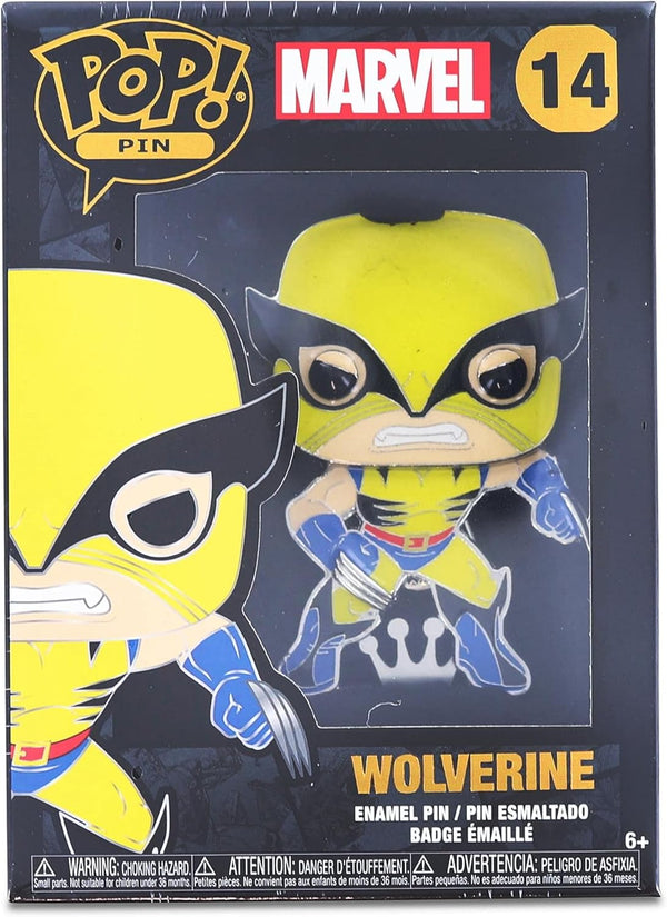 Wolverine Marvel X-Men Funko Pop! Pins Large Enamel Pin