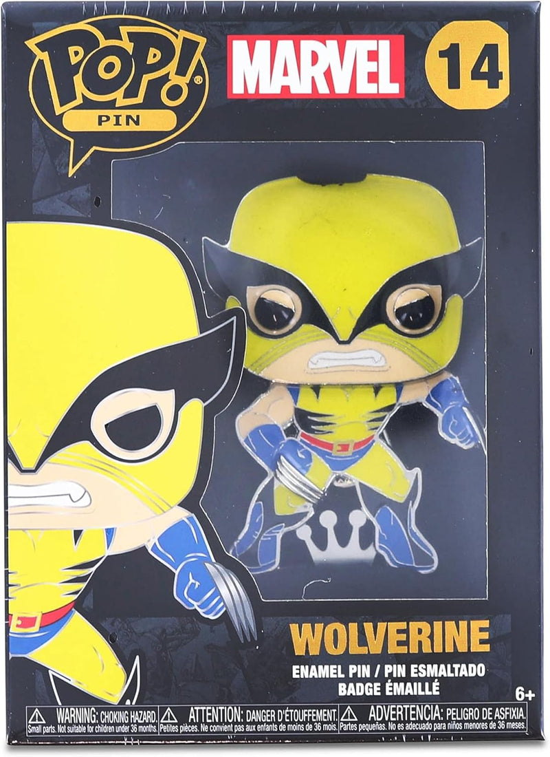 Wolverine Marvel X-Men Funko Pop! Pins Large Enamel Pin