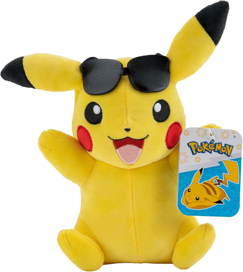 Pokemon 8" Pikachu Summer Sunglasses Plush - Image 2