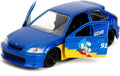 Jada Colletibles Sonic 1997 Honda Civic Type-R Die-Cast 1:32