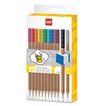 LEGO Coloured Pencil Set 12 Pack with Topper