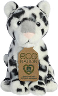 Snow Leopard Eco Nation Eco Softies 8 Inch Plush