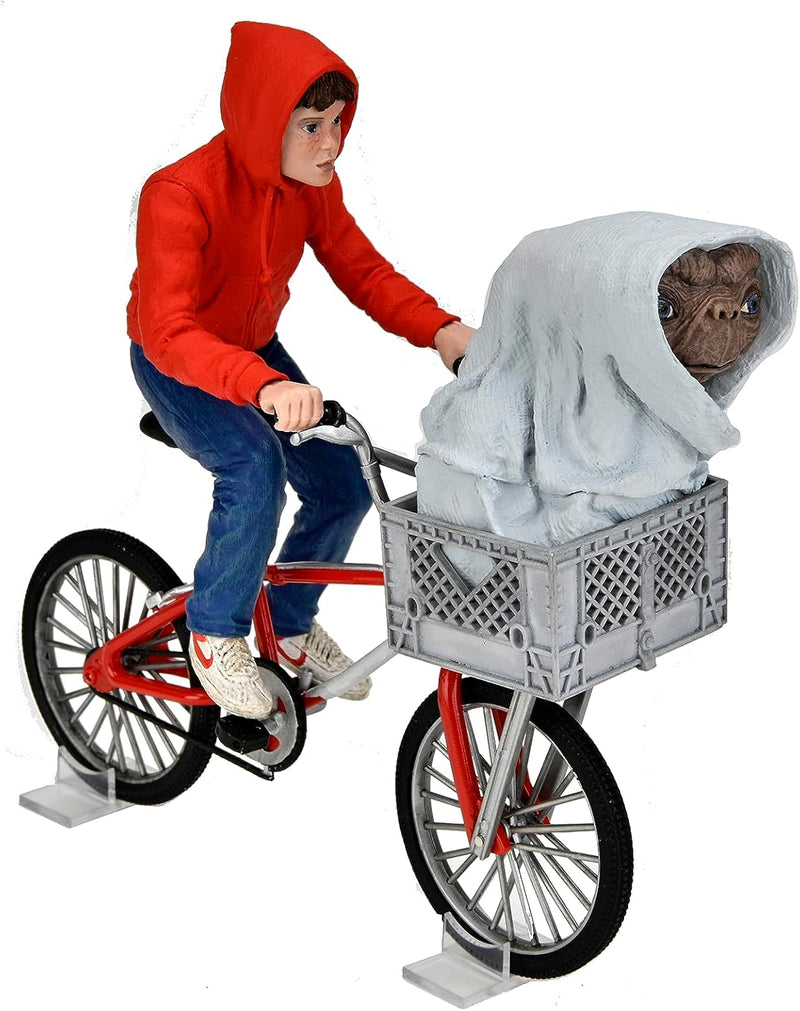 E.T. 40th Anniversary Elliot And E.T. On Bicycle 7" Scale Action Figure (view 3)