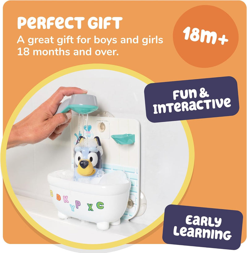 Tomy Toomies Shower & Scrub Bluey Bath Toy - Image 5