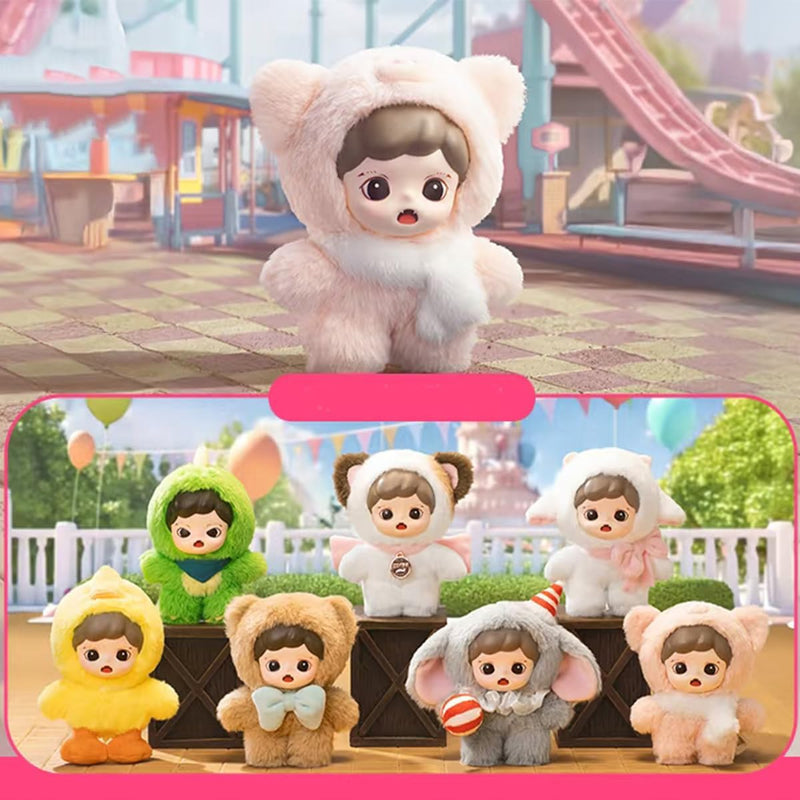 Zoraa Fluffy Cabin Series Blind Box, in display