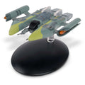 Vaadwaur Assault Fighter Model Die Cast Ship (Eaglemoss / Star Trek), rear view