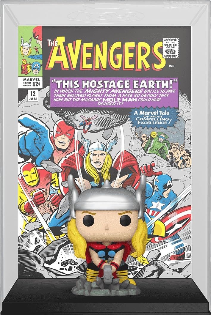 Funko Pop Comic Cover! Marvel: Avengers - Thor, close-up detail