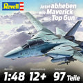 REVELL 03865 Maverick's F 14A Tomcat "Top Gun" 1:48 Scale Model Set - Image 2