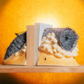 Dune Bookends for Shelves Desks and Media Units