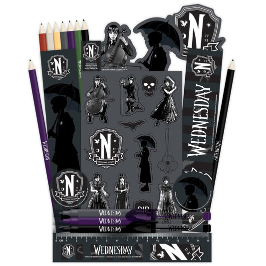 Wednesday Addams Stationery Set Advent Calendar