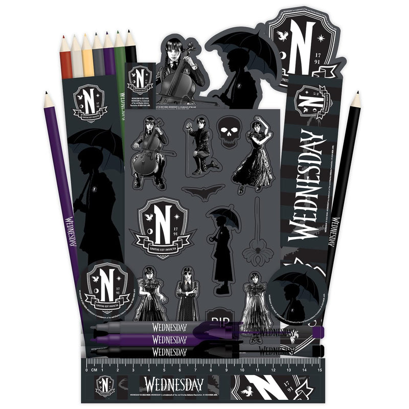 Wednesday Addams Stationery Set Advent Calendar