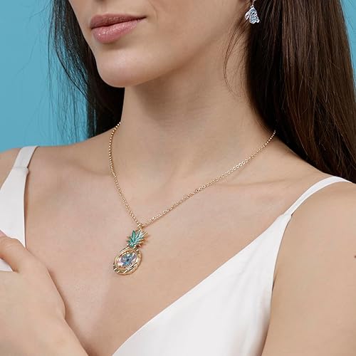 Disney Stitch Pineapple Pendant Necklace - Image 3