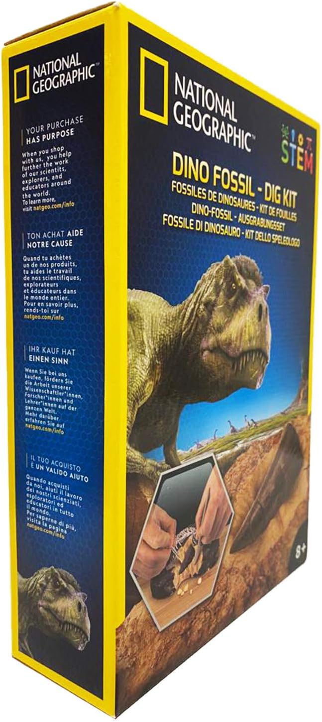 National Geographic Dinosaur Dig Kit, side angle