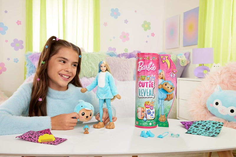 Barbie Cutie Reveal Teddy Bear as Dolphin, in display