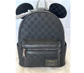 Loungefly Disney Mickey Ear Evergreen Mini Backpack, side angle