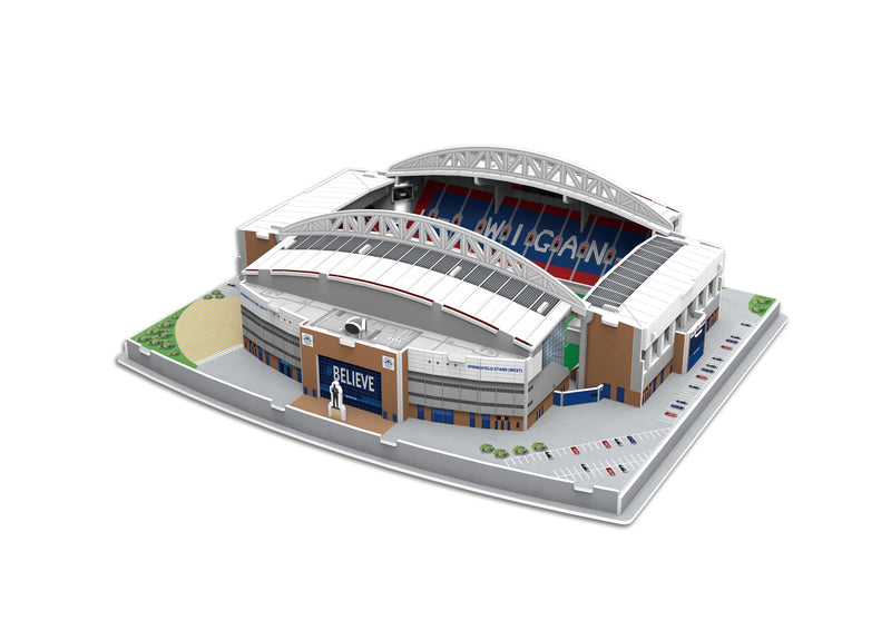 Wigan Athletic FC 3D Stadium Puzzle, side angle