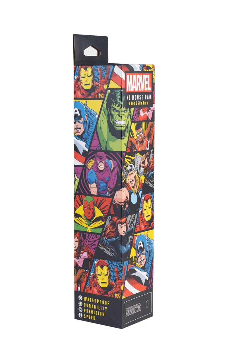 Marvel Characters XL Mouse Mat close up detail