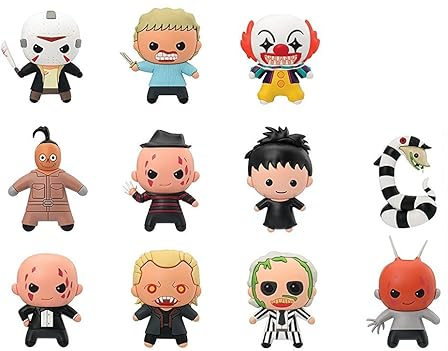 DC Horror - Series 1 - Collectible Blind Bag KeyChain Bag Clip, close-up detail