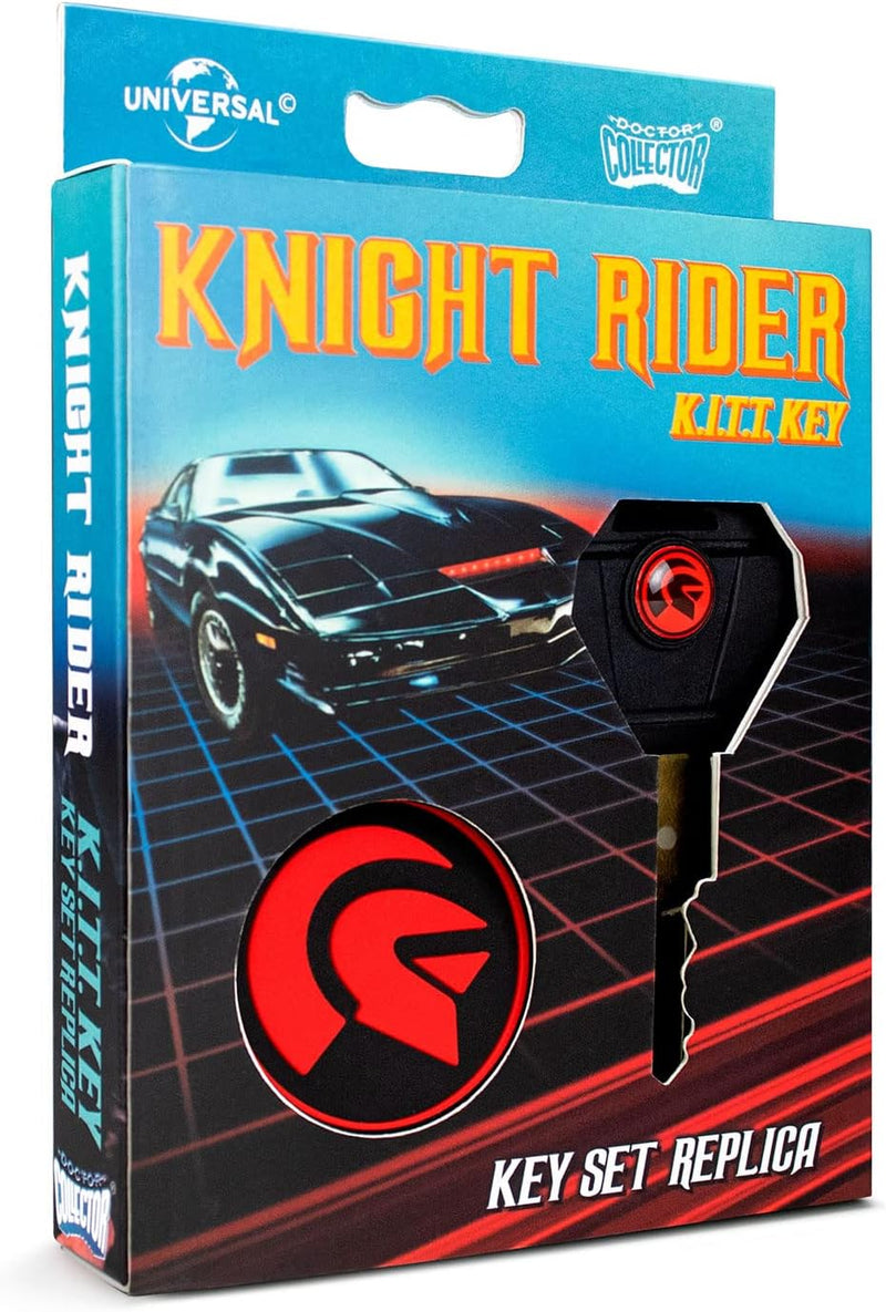 Knight Rider Replica KITT Car Key, in display
