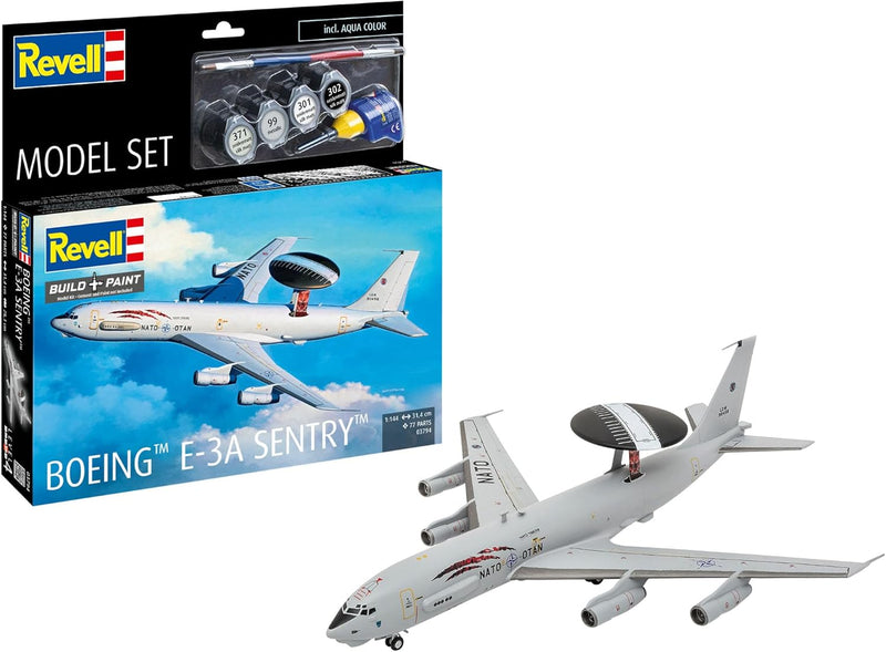 REVELL Model Set Boeing™ E 3A Sentry™ 1:144 Model Set